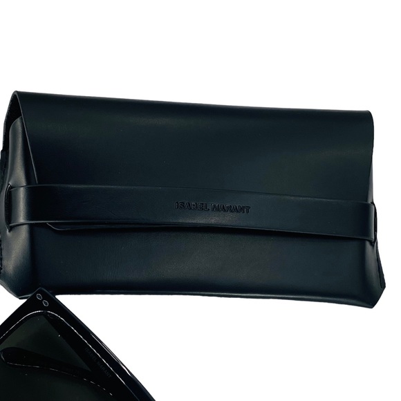Isabel Marant NEW Elora Flat Top 52mm Iconic Edgy Sunglasses in Black - Picture 6 of 11